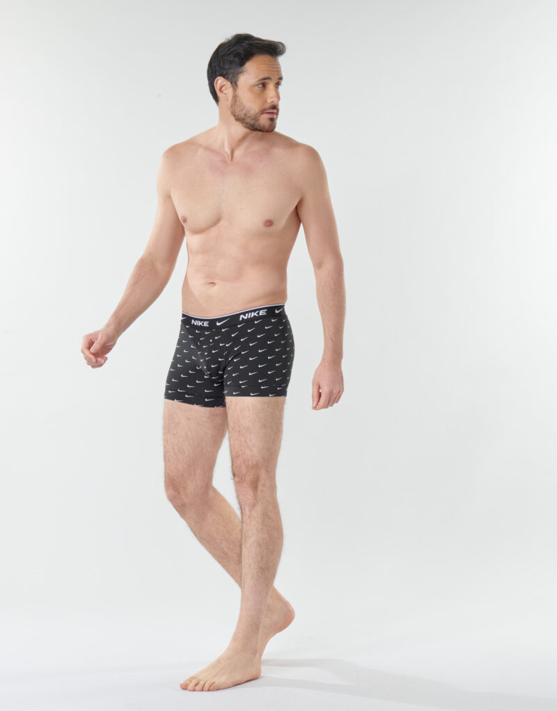 B&oacute;xer Nike EVERYDAY COTTON STRETCH X3 Negro para hombre - 3