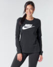 Camisetas de manga larga Nike W NSW TEE ESSNTL LS ICON FTR negras para mujer - 2