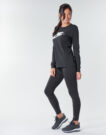 Camisetas de manga larga Nike W NSW TEE ESSNTL LS ICON FTR negras para mujer - 3