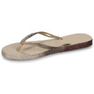 Havaianas Chanclas SLIM SPARKLE II color beige para mujer - 4