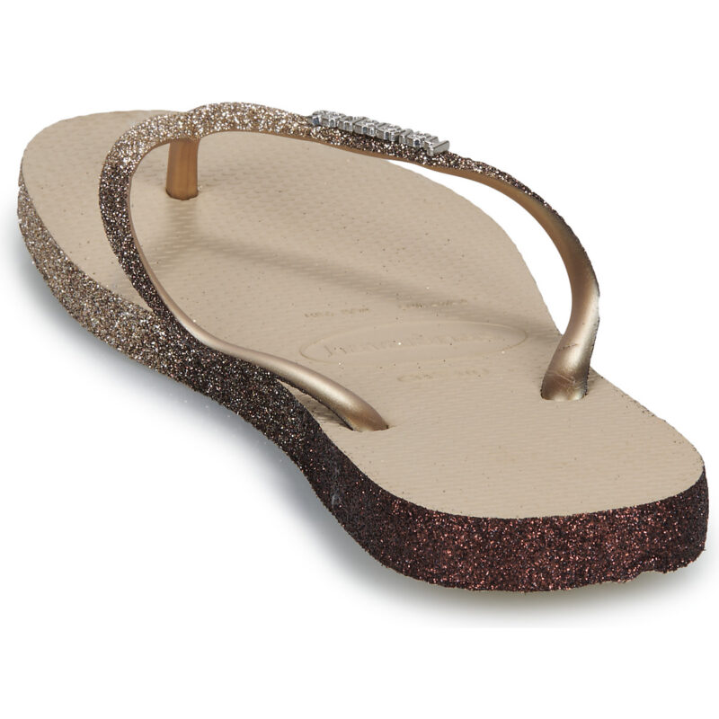 Havaianas Chanclas SLIM SPARKLE II color beige para mujer - 5