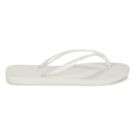 Havaianas Chanclas blancas delgadas para mujer - 2