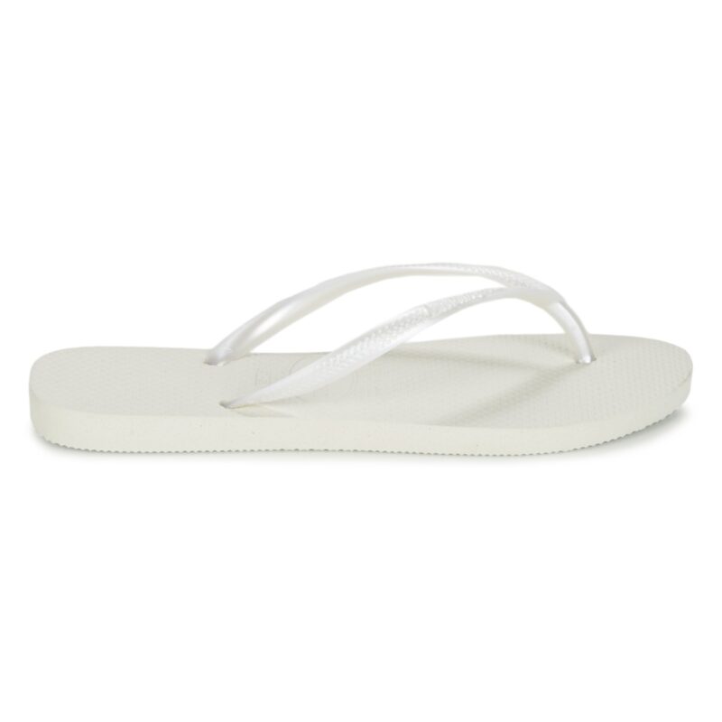 Havaianas Chanclas blancas delgadas para mujer - 2