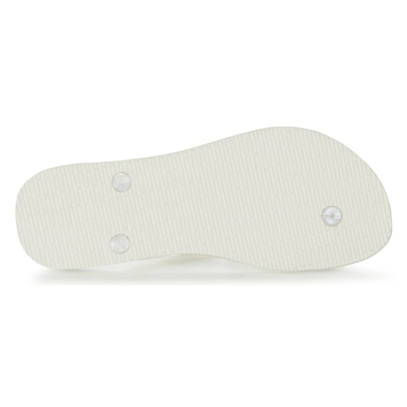 Havaianas Chanclas blancas delgadas para mujer - 7