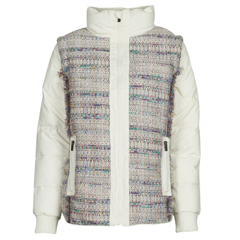 Chaqueta de plumas Desigual Chaquetas de plumas blancas para mujer STORNI - 1