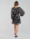 Abito corto Desigual CALIFORNIA Nero Abiti corti Donna - 4