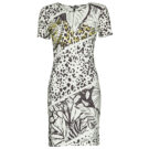 Vestido corto Desigual WILD Blanco Vestidos cortos Mujer - 1