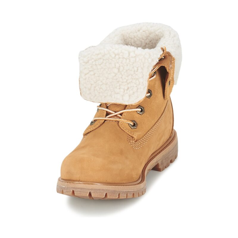 Timberland AUTHENTICS TEDDY FLEECE WP FOLD DOWN Beige Damen-Ankle-Boots - 3