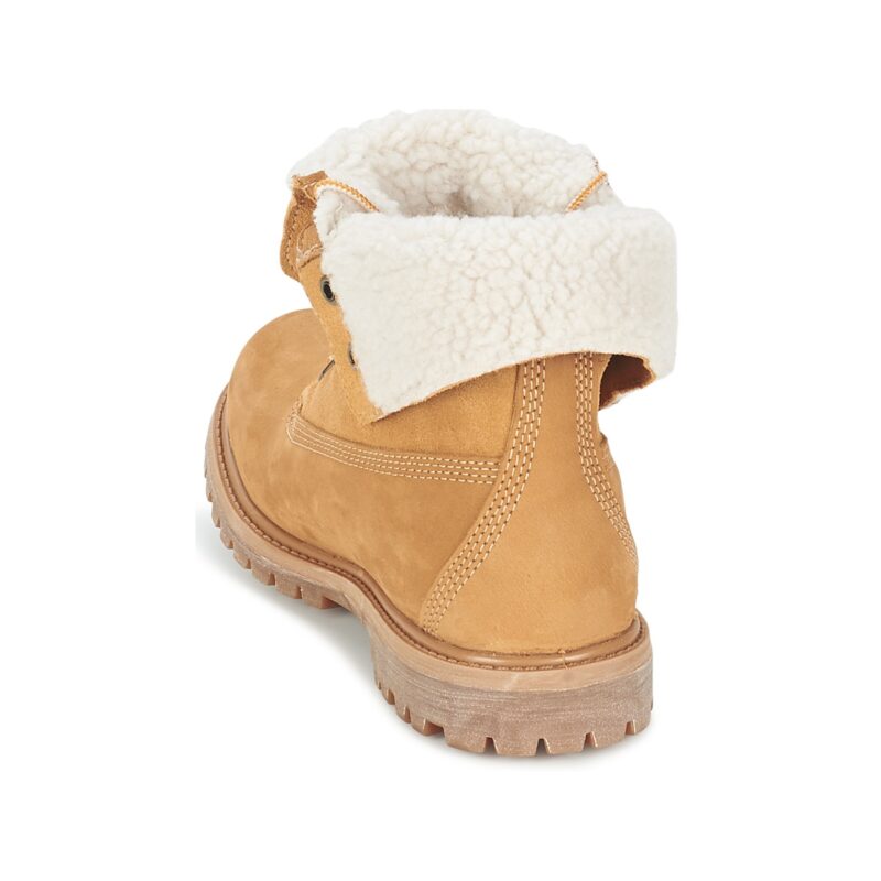 Timberland AUTHENTICS TEDDY FLEECE WP FOLD DOWN Beige Damen-Ankle-Boots - 5