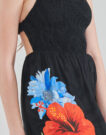 Habiller Desigual VEST_POMELO Noir Abiti Lunghi Donna - 5