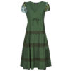 Robe Desigual VEST_GINGY Verte Robes Longues Femme