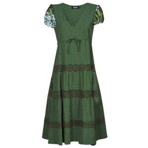Abito   Desigual  VEST_GINGY  Verde -   Abiti Lunghi Donna