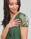 Habiller Desigual VEST_GINGY Verde Abiti Lunghi Donna - 5