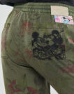 Pantalones fluidos / Pantalones bombachos Desigual PANT_MICKEY CAMO FLOWERS Kaki Pantalones fluidos / Pantalones bombachos Mujer - 5
