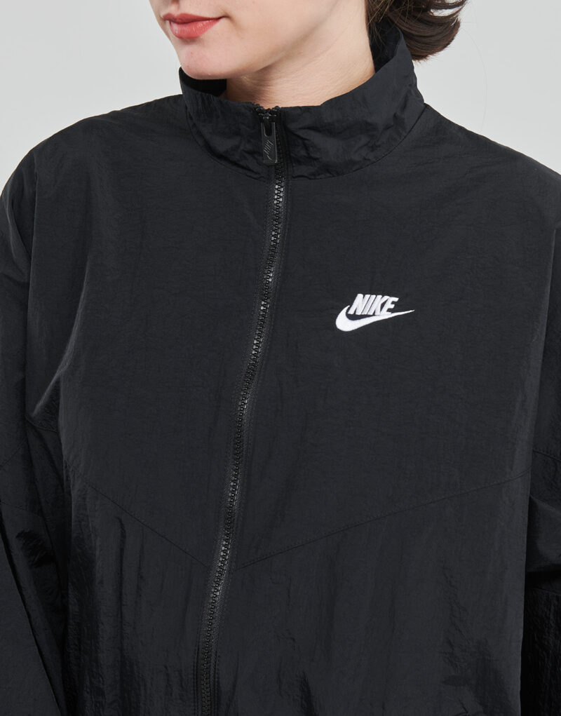 Nike ESSNTL WR WVN JKT Jacke Schwarz Damen Windjacke - 5