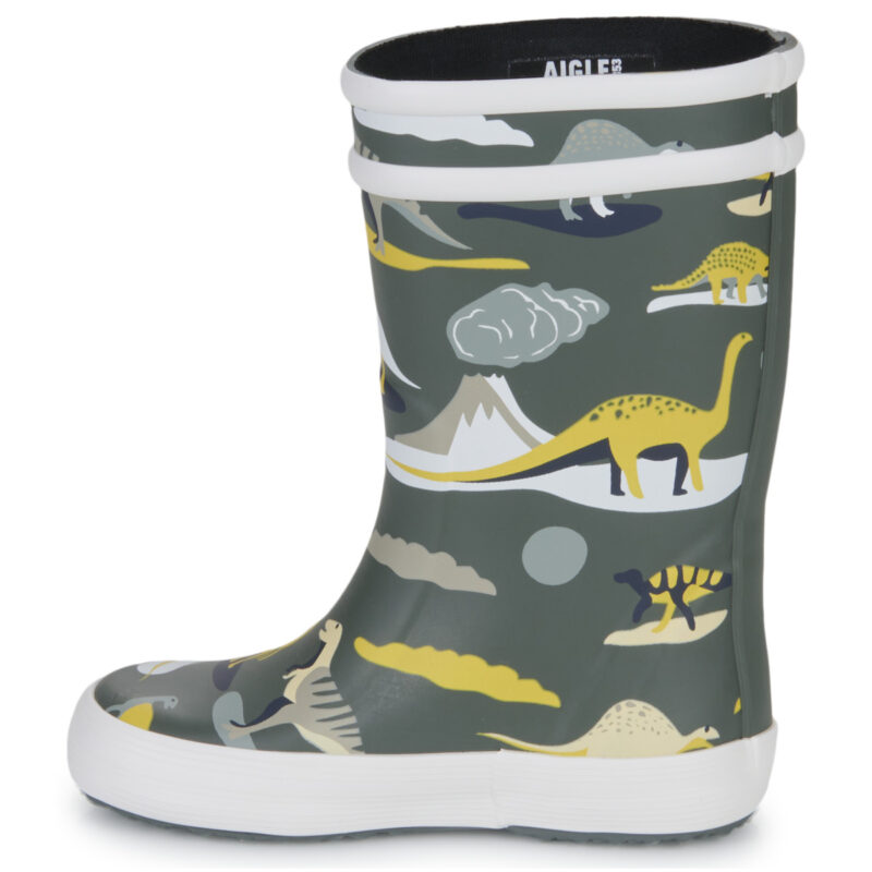 Aigle LOLLY POP PLAY2 Khaki Regenstiefel f&uuml;r Kinder - Gr&ouml;&szlig;e 4
