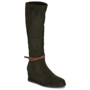 JB Martin  LOUVE  Verde -  Stivali con tacco  Donna