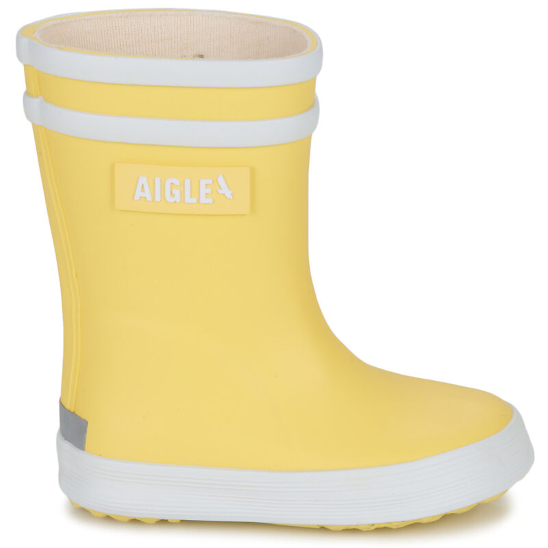 Aigle BABY FLAC 2 Gelbe Regenstiefel f&uuml;r Kinder - 2