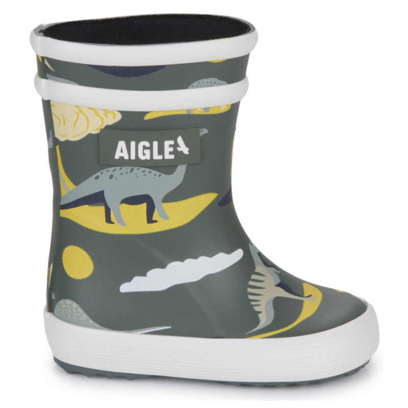 Aigle BABY FLAC PLAY2 Graue Regenstiefel f&uuml;r Kinder - 2