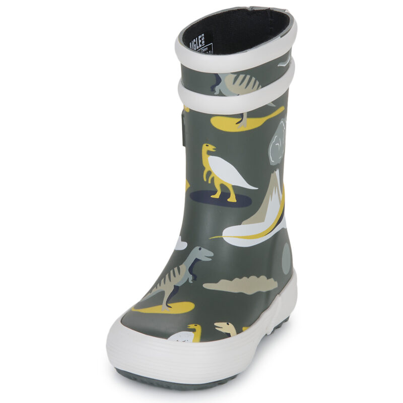 Aigle BABY FLAC PLAY2 Graue Regenstiefel f&uuml;r Kinder - 3