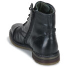 Bugatti 331782391000-1000 Black Men's Ankle Boots - 5