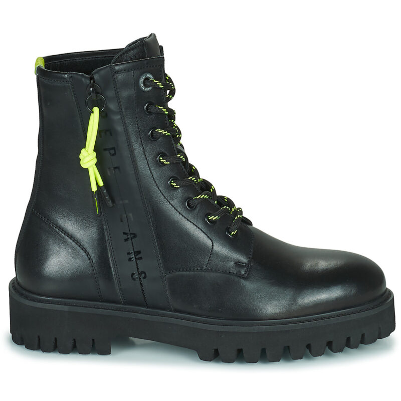 Pepe jeans TRUCKER LACES W Black Women's Ankle Boots - 2
