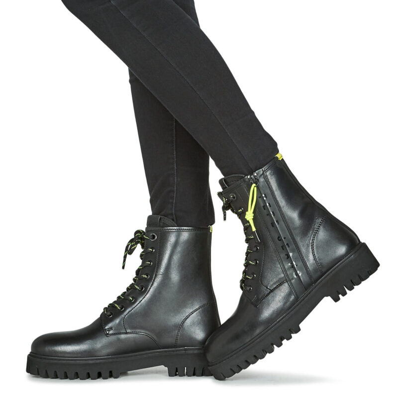 Pepe jeans TRUCKER LACES W Black Women's Ankle Boots - 8