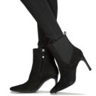 Geox D FAVIOLA Schwarz Damen-Stiefel - 8