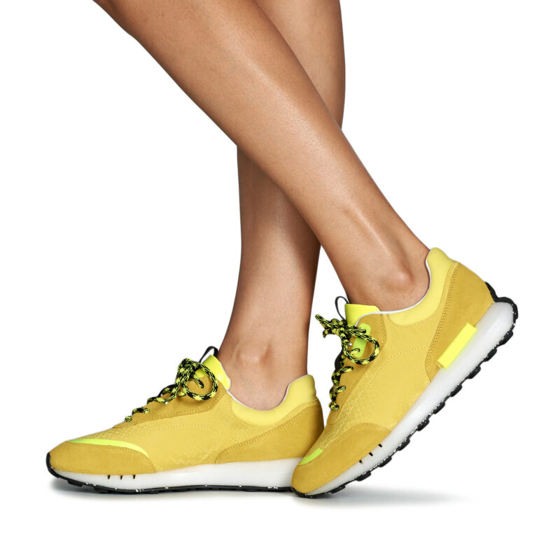 Desigual JOGGER COLOR Jaune Baskets basses Femme - 8
