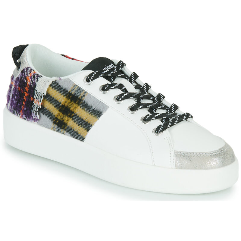 Desigual FANTAISIE TARTAN Bianco Sneakers basse Donna - 1