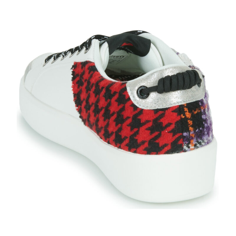 Desigual FANTAISIE TARTAN Bianco Sneakers basse Donna - 5