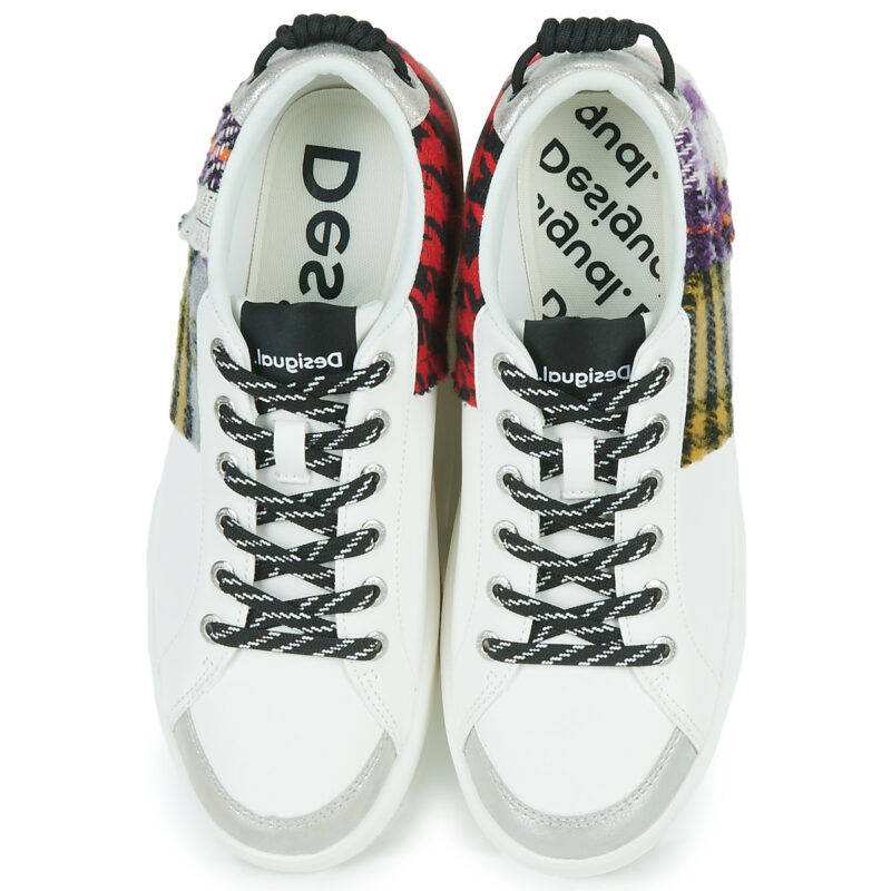 Desigual FANTAISIE TARTAN Bianco Sneakers basse Donna - 6