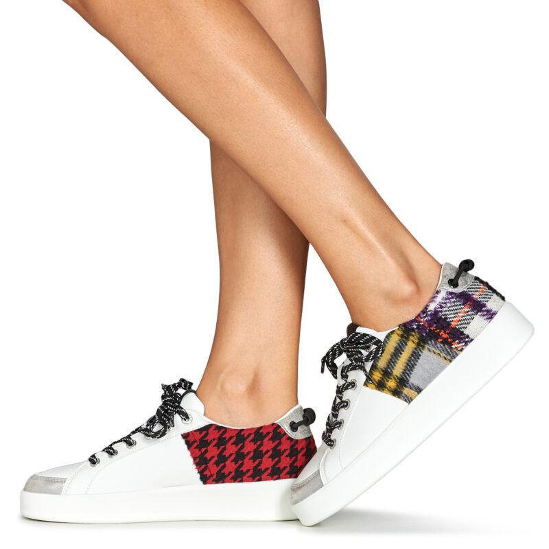 Desigual FANTAISIE TARTAN Bianco Sneakers basse Donna - 8