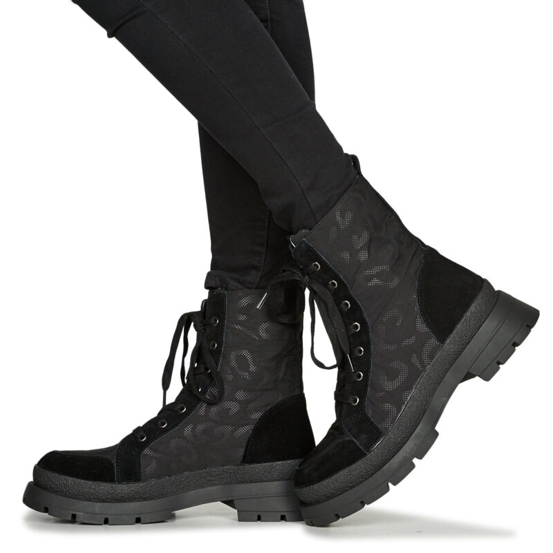 Desigual SHOES BOOT PADDED Nero Stivaletti Donna - 8