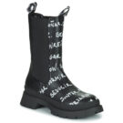 Desigual SHOES CHELSEA HIGH LETTERING Nero Stivaletti Donna - 1