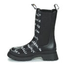 Desigual SHOES CHELSEA HIGH LETTERING Nero Stivaletti Donna - 4
