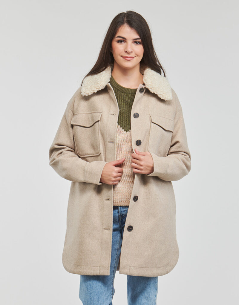 Mantella Vero Moda VMOLLIE Beige Mantelle Donna - 2