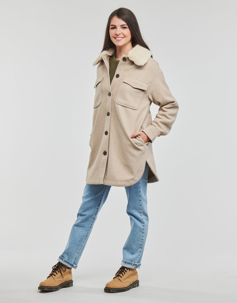 Mantella Vero Moda VMOLLIE Beige Mantelle Donna - 3