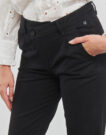 Chino Hose Freeman T.Porter PIETRA BOOTCAMP Schwarz Chino Hose Damen - 5