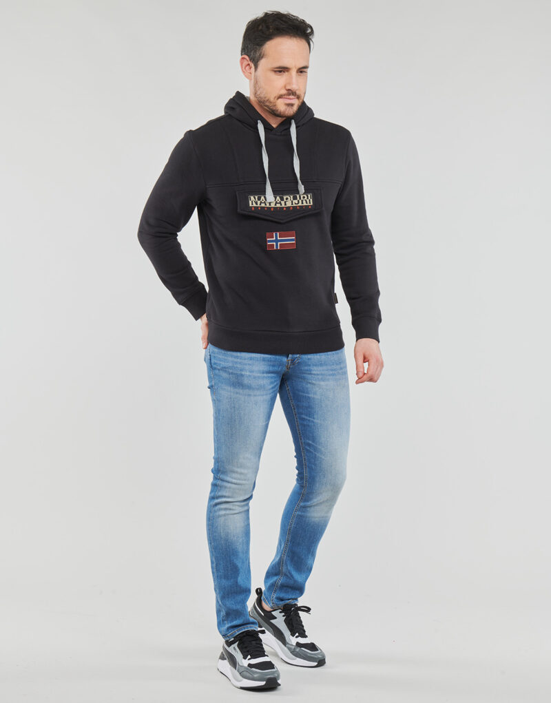 Napapijri BURGEE Black Hoodies Hoodies Men - 3