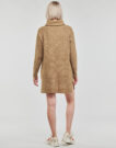 Abito corto  Vila  VICILIA ROLLNECK L/S KNIT TUNIC/SU  Beige Abiti corti Donna - 4