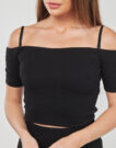 Bluse Guess SS FRANCE TOP Nero Camicette Donna - 5