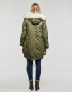 Parka Guess LENA PARKA Khaki Parka Women - 4