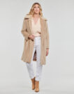 Coat Guess SIMONNE COAT Beige Coatelle Donna - 2