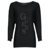 Maglione Guess AMELIE BAT SLEEVE Nero Maglioni Donna