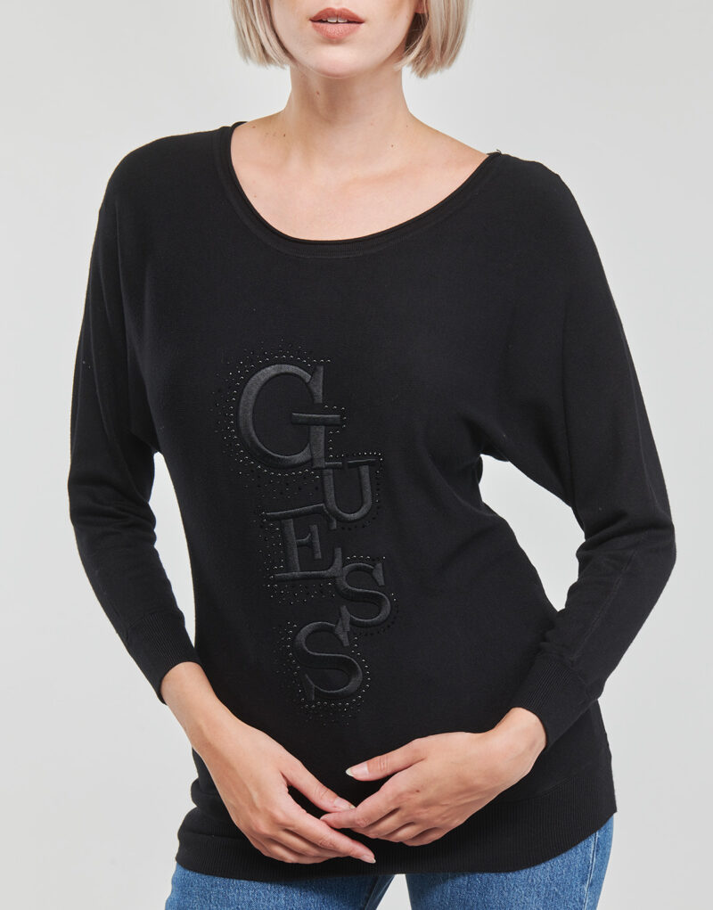 Maglione Guess AMELIE BAT SLEEVE Nero Maglioni Donna - 5