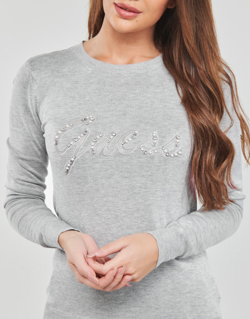 Jumper Guess LILIANE RN LS Grigio Maglioni Donna - 5