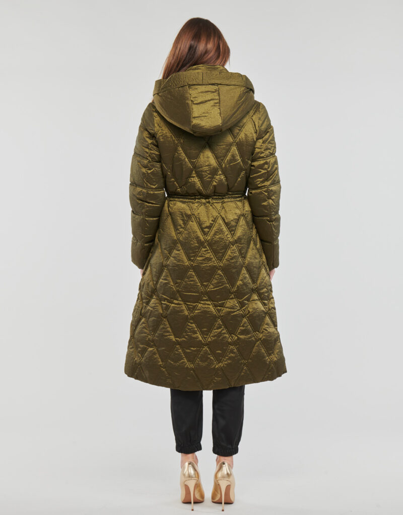 Piumino Guess LUCILLE JACKET Kaki Piumini Donna - 4