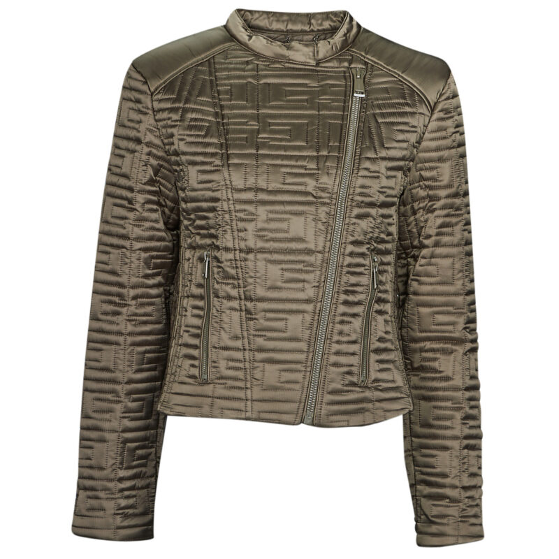 Daunenjacke Guess Marinejacke Khaki Damen Daunenjacken - 1