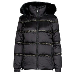 Piumino  Guess  LEONIE JACKET  Nero -   Piumini Donna